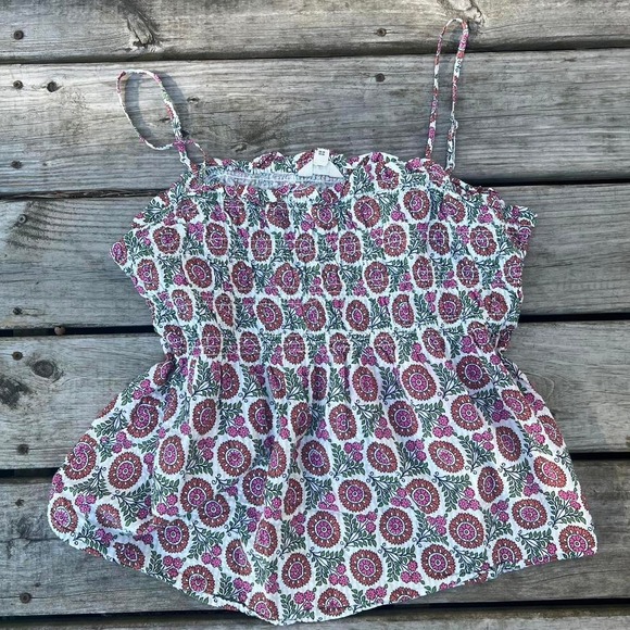 Boden Tops - Boden Boho Floral Smocked Cami Top Plus Size